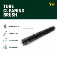 Brosse de nettoyage personnalisée pour gouttières et toitures, avec tube flexible en nylon, pour l'élimination des débris et le filtrage des eaux de pluie