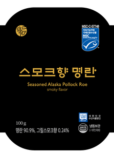 ไข่ปลาอลาสก้าปรุงรส รสสโมคกี้ 100 กรัม แช่แข็ง ได้รับการรับรอง MSC มาตรฐาน HACCP พร้อมรับประทาน - Product Image 3