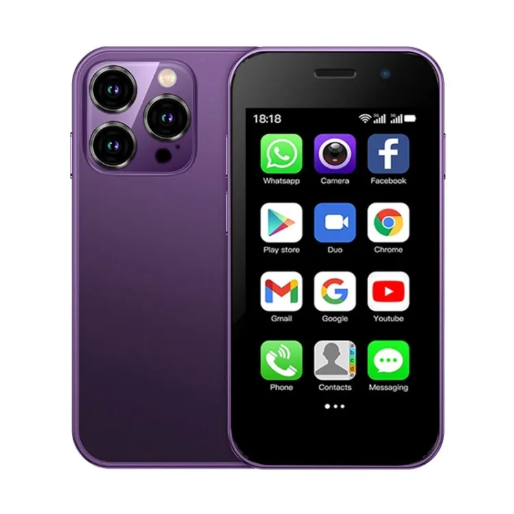 अच्छी गुणवत्ता वाला SOYES XS15 Pro मोबाइल फोन 3.0 इंच मिनी फोन एंड्रॉइड 2GB+16GB 3G नेटवर्क डुअल सिम कैपेसिटिव स्क्रीन सेल फोन
