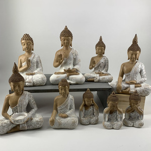 <span class=keywords><strong>Redeco</strong></span> estatua de Buda de resina clásica de alta calidad artesanía de Buda de poliresina para decoraciones al aire libre para el hogar - Product Image 2