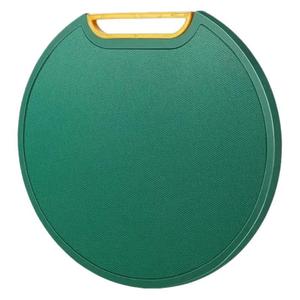 Bloc à découper rond en plastique PE <span class=keywords><strong>planche</strong></span> à découper résistante à la moisissure de couleur verte <span class=keywords><strong>planche</strong></span> à découper antibactérienne et durable pour une utilisation en cuisine - Product Image 1