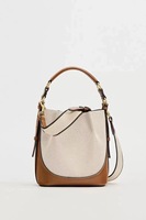 Sac à main en cuir PU marron de style coréen de luxe pour femmes BLL0070 avec sangle à boucle Sac seau portable