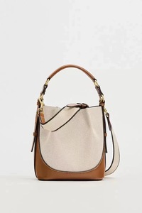 BLL0070 Borsa a Secchiello Portatile da Donna in Pelle PU Marrone Stile Coreano di Lusso con Tracolla a Fibbia - Product Image 6