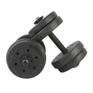 FDFIT réglable pondéré sable mélange haltères ensemble ménage fer rempli caoutchouté <span class=keywords><strong>20</strong></span> <span class=keywords><strong>Kgs</strong></span> - Product Image 4