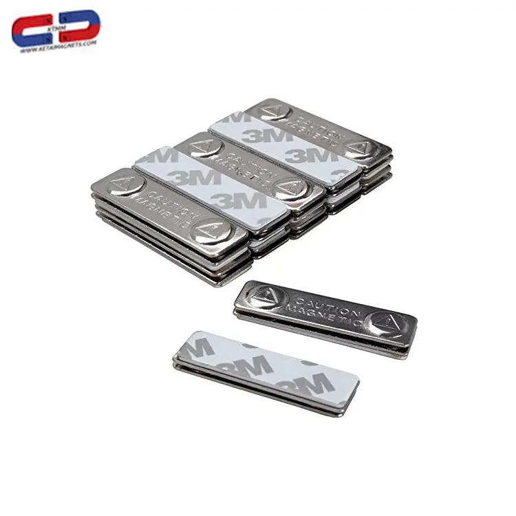 Tempat lencana nama magnetik neodymium kuat dengan klip kartu id