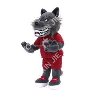 Peluche Loup en Coton PP Personnalisable – Le Loup Méchant en Peluche Porte des Vêtements avec Services OEM/ODM - Product Image 2