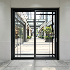 Deioux Hot Sale Tempered Glass Glass <b>Sliding</b> Door with Thermal Break Double Glazed Glass for Patio Custom Size OEM ODM - Product Image 1
