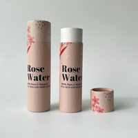 Conteneur de luxe écologique de qualité alimentaire à bas prix pour bâton à lèvres baume à lèvres emballage cadeau rond tube de papier Push up cosmétique