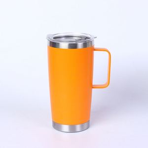 20Oz Double Wall Stainless Steel Travel <b>Coffee</b> Mug With Sliding Lid Drop Shipping Available Bar Accessories ASM26 - Product Image 1