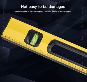 Профессиональный настраиваемый 30 см спиртовой уровень, линейка уровня пузырьков, магнитный Алюминиевый измерительный инструмент для строительства - Product Image 5