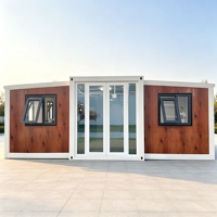 Maison conteneur modulaire pliable et extensible Shinestone, maison conteneur préfabriquée, aménagement personnalisé pour bâtiments résidentiels