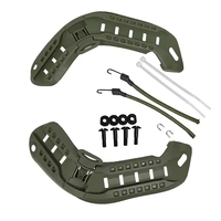 Casque tactique Tri-Claw Warfalcon avec rail latéral ARC en nylon, accessoires de chasse