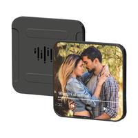 Aimant de réfrigérateur musical à sublimation vierge, boîte musicale, lecteur audio pour l'impression de chansons personnalisées, fabricant