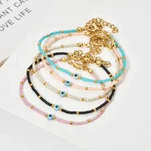 Jewlery Armbanden Beste Vriend Gift Boho Verstelbare Pulseras Mujer Moda Leuke Ketting Miyuki Kralen Armband Voor Vrouwen