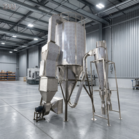 Machine de séchage par pulvérisation industrielle automatique en acier inoxydable avec PLC, pompe, moteur et atomiseur pour la transformation continue des aliments, du café et du lait en poudre