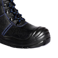 Haut haut garder au chaud bottes de sécurité d'hiver Anti-smash anti-crevaison anti-dérapant chaussures de sécurité travail bottes de protection résistantes à l'usure