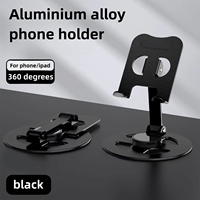 Support de téléphone portable de bureau en alliage d'aluminium rotatif à 360 degrés, nouveau design, pliable, pour tablette, téléphone portable, iPad