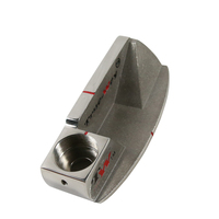 Pièces en aluminium en bronze de tête de putter de golf de coulée de précision de haute qualité pour une utilisation mécanique industrielle