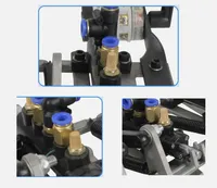 Machine à changer les pneus, cadre en acier, 4 pédales, valve pneumatique et commande par interrupteur, par pneu