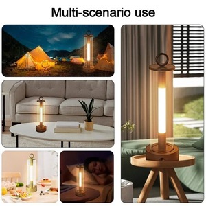 Luz Nocturna LED, Lámparas de Camping Recargables por USB con Interruptor Táctil, Iluminación para Exteriores, Tiendas de Campaña, Dormitorios, Mesitas de Noche, Decoración de Escritorio, Lámpara de Mesa - Product Image 6
