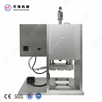 Petite machine semi-automatique disponible de thermoscellage d'acier inoxydable de capsule de café de papier d'aluminium