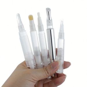 Empty Eye Cream Container Screw Cap Aluminum/Plastic Cosmetic Tube with Sponge Applicator - Product Image 1