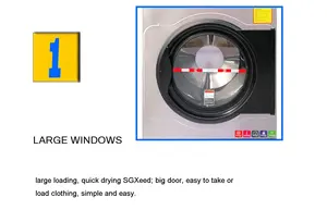 Industrielle Tuch waschmaschinen und Trocknungs maschinen 20kg