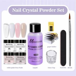 Set <span class=keywords><strong>de</strong></span> Polvo Acrílico <span class=keywords><strong>para</strong></span> <span class=keywords><strong>Uñas</strong></span> y Monómero Líquido con Lima, Pincel, Soporte <span class=keywords><strong>para</strong></span> Papel y Formas <span class=keywords><strong>para</strong></span> Extensión <span class=keywords><strong>de</strong></span> <span class=keywords><strong>Uñas</strong></span> <span class=keywords><strong>Acrílicas</strong></span>, Set <span class=keywords><strong>para</strong></span> <span class=keywords><strong>Principiantes</strong></span> - Product Image 2