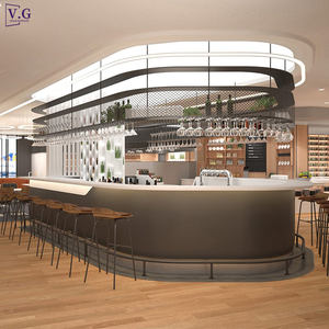 Ensemble <span class=keywords><strong>de</strong></span> comptoirs <span class=keywords><strong>de</strong></span> bar modernes <span class=keywords><strong>de</strong></span> haute qualité, sur mesure, <span class=keywords><strong>de</strong></span> forme ovale et <span class=keywords><strong>de</strong></span> grande taille, pour <span class=keywords><strong>la</strong></span> restauration et l'hôtellerie, pour <span class=keywords><strong>le</strong></span> service <span class=keywords><strong>de</strong></span> nourriture et <span class=keywords><strong>de</strong></span> boissons - Product Image 5