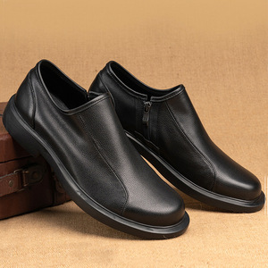 Zapatos de Cuero para Hombre 2026, Casuales, Elegantes, Transpirables, con Suelas Suaves, Superficie Suave, Estilo Retro, Zapatos Negros de Trabajo para Hombre - Product Image 4