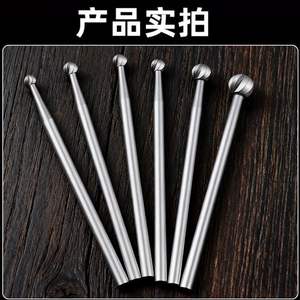 Fraiseuse électrique à bille en acier au tungstène, couteau de sculpture, outil de micro-gravure, de meulage et de rainurage pour stylo de gravure manuel dentaire - Product Image 3