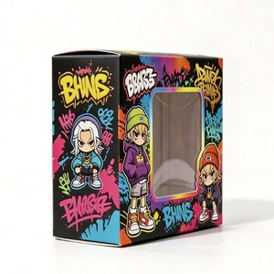 Scatola di Imballaggio Personalizzata in Cartone per Action Figure con Finestra Trasparente, Stile Graffiti Street, Scatola Cieca per Vendita al Dettaglio - Product Image 1