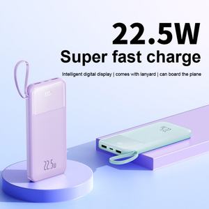 Nouvelle arrivée, logo personnalisé, PD 20W, câble de charge portable de type C, batterie externe 30000mah 10000mah, entrée USB, charge rapide, affichage LED - Product Image 3