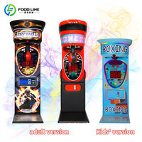 Machine de boxe à monnayeur de haute qualité avec musique Bluetooth et force réglable pour usage commercial et jeux de fitness