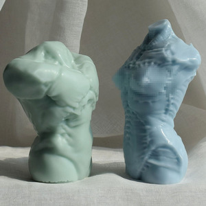 Moule à bougie en forme de Bady pour femme Moule à main Corps masculin Femme <span class=keywords><strong>enceinte</strong></span> Savon Plâtre Résine Moule en silicone - Product Image 4