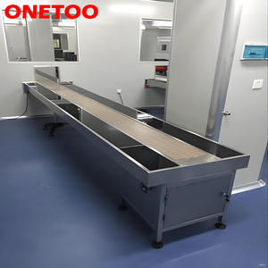 Nastro Trasportatore Industriale Compatto ad Alte Prestazioni, Nuovo Profilo in Alluminio per Linea di Assemblaggio con Nastro in Acciaio Inossidabile - Product Image 2