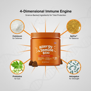 Friandises molles anti-allergiques pour chiens, soulagement des démangeaisons, soutien aux allergies cutanées, <span class=keywords><strong>peau</strong></span> et pelage sains, compléments alimentaires pour la santé immunitaire - Product Image 3