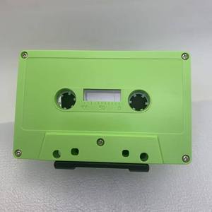 Casete de plástico ABS con carcasa sólida, diseño de ventana escalada y logotipo personalizado para creación de mixtapes DIY y grabaciones. - Product Image 3