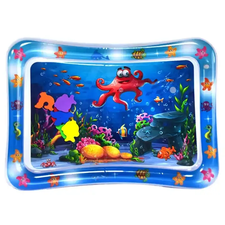 Almohadilla inflable para niños, cojín de juego interactivo para padres e hijos, Ocean World