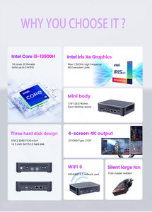Mini escritorio todo en uno GP1 para juegos PC de industria resistente a buen precio Mini PC al por mayor con enchufes AU US CN - Product Image 5