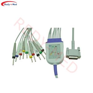 ใช้งานร่วมกับ Bionet Cardio 7, CardioTouch 3000, การดูแลหัวใจ 2000, การดูแลหัวใจ 3000 10 สาย EKG ตะกั่ว, สาย <span class=keywords><strong>ECG</strong></span> ตะกั่ว 12 - Product Image 3