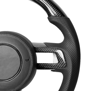 Volant sport en cuir perforé en fibre de carbone noir en forme de D, vente directe d'usine, adapté aux Ford <span class=keywords><strong>Mustang</strong></span> <span class=keywords><strong>GT</strong></span> 2011-<span class=keywords><strong>2014</strong></span> - Product Image 3