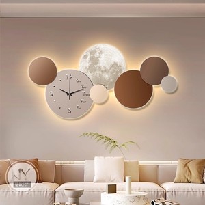 Orologio Decorativo a LED in Porcellana <span class=keywords><strong>di</strong></span> Cristallo con Base in Legno <span class=keywords><strong>per</strong></span> <span class=keywords><strong>Camera</strong></span> <span class=keywords><strong>da</strong></span> <span class=keywords><strong>Letto</strong></span> - Product Image 4