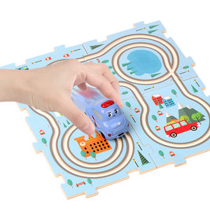 <span class=keywords><strong>2026</strong></span>最新教育木制DIY城市轨道交通玩具城市老虎车带儿童铁路 - Product Image 6