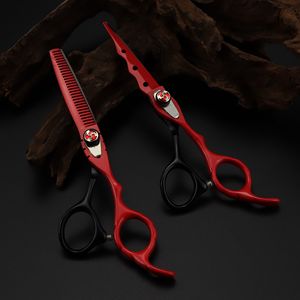 Tijeras de Peluquería Profesionales de Acero Inoxidable con Punta Afilada, Color 6.0, para Adelgazar el Cabello, Herramienta de Belleza Personalizada - Product Image 2