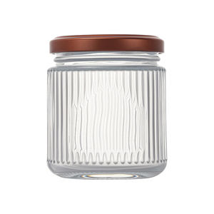Pot à lait en verre de 280-650 ml, récipient à dessert classique avec couvercle, emballage cadeau personnalisé directement de l'usine - Product Image 1