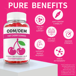 טוארט דובדבן gummies פרטי תווית בריאות צמחים תוספי תמצית דובדבן תמצית דובדבן - Product Image 3