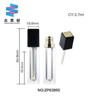 Tube de brillant à lèvres vide oem prix de gros emballage cosmétique personnalisé tube de brillant à lèvres liquide en plastique