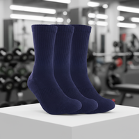 Chaussettes de sport unisexe pour jeunes, à semelle en tissu éponge, avec soutien de la voûte plantaire, amorties, anti-humidité, épaisses, plusieurs tailles disponibles