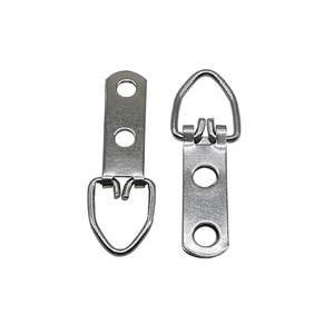 Stainless Steel Two Hole Long Hanging Ring Rectangle <b>Hook</b> Type For Wall Door Mounting <b>Tools</b> Hardware Accessories - Product Image 4